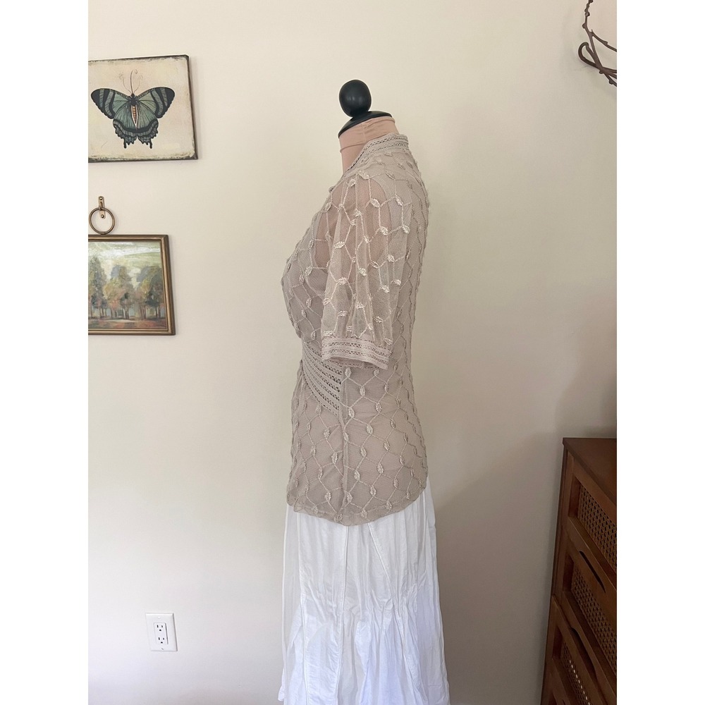 Vintage Y2K Alfani Mesh Top - Picture 3 of 7